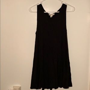 Black flow dress